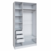 Шкаф трехстворчатый "Мадрид" 1.2 м с 3 ящиками внутри
